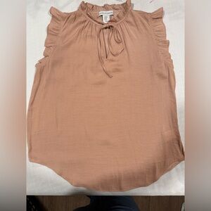 cupcakes & cashmere A-Line Skirt in Tan-#1130